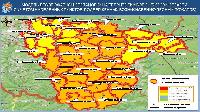 Высокий уровень пожарной опасности (IV класс ) отмечен в Бутурлиновском районе